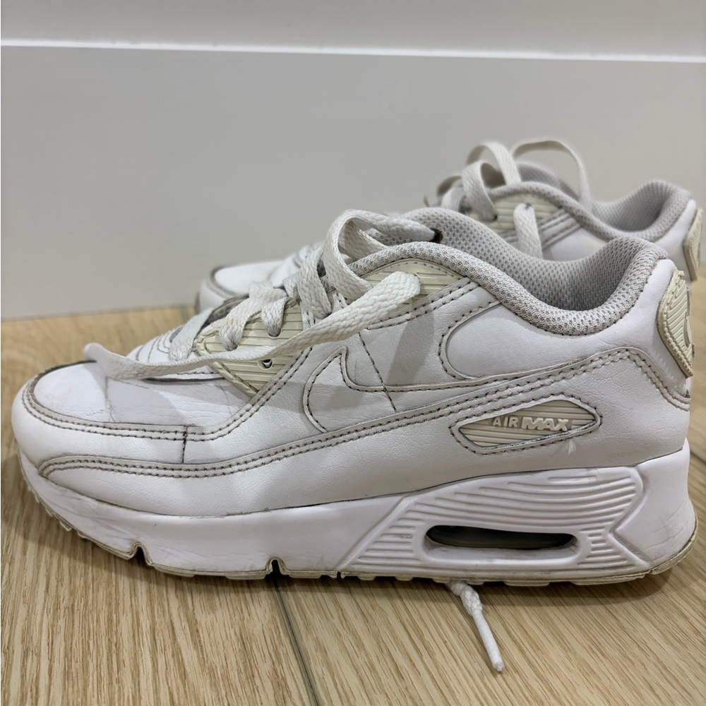 Nike Kids Streetwear Casual Athletic White Sneakers